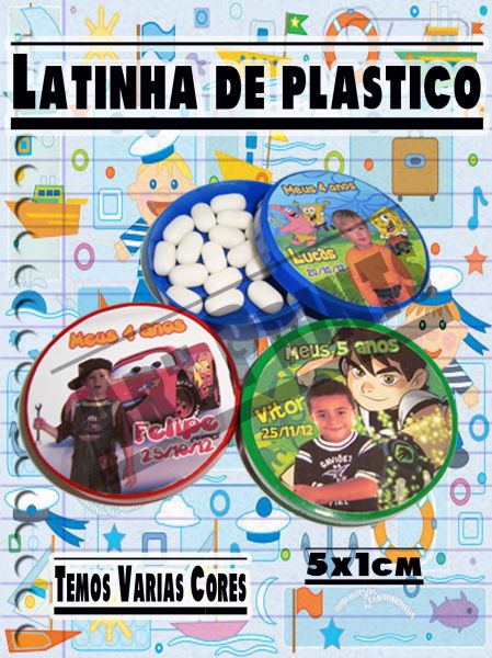 Latinha Minto be de Plástico